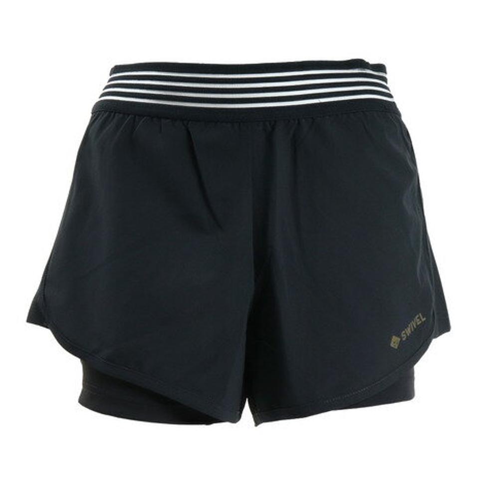 スウィベル(Swivel) 2in1 ショーツ 835SW0DSK5515 BLK (レディース)