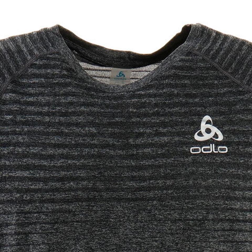オドロ（ODLO）（メンズ）ランニング ランニングウェア メンズ Tシャツ 長袖 シームレスエレメント シャツ 312632-15700grey melange オンライン価格