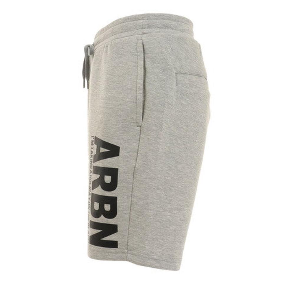 【5点以上で10%OFFクーポン!8/11まで】エアボーン(ARBN) LOGO FLEECE ショートパンツ 22S-ARBN-027PT-MGRY (メンズ)