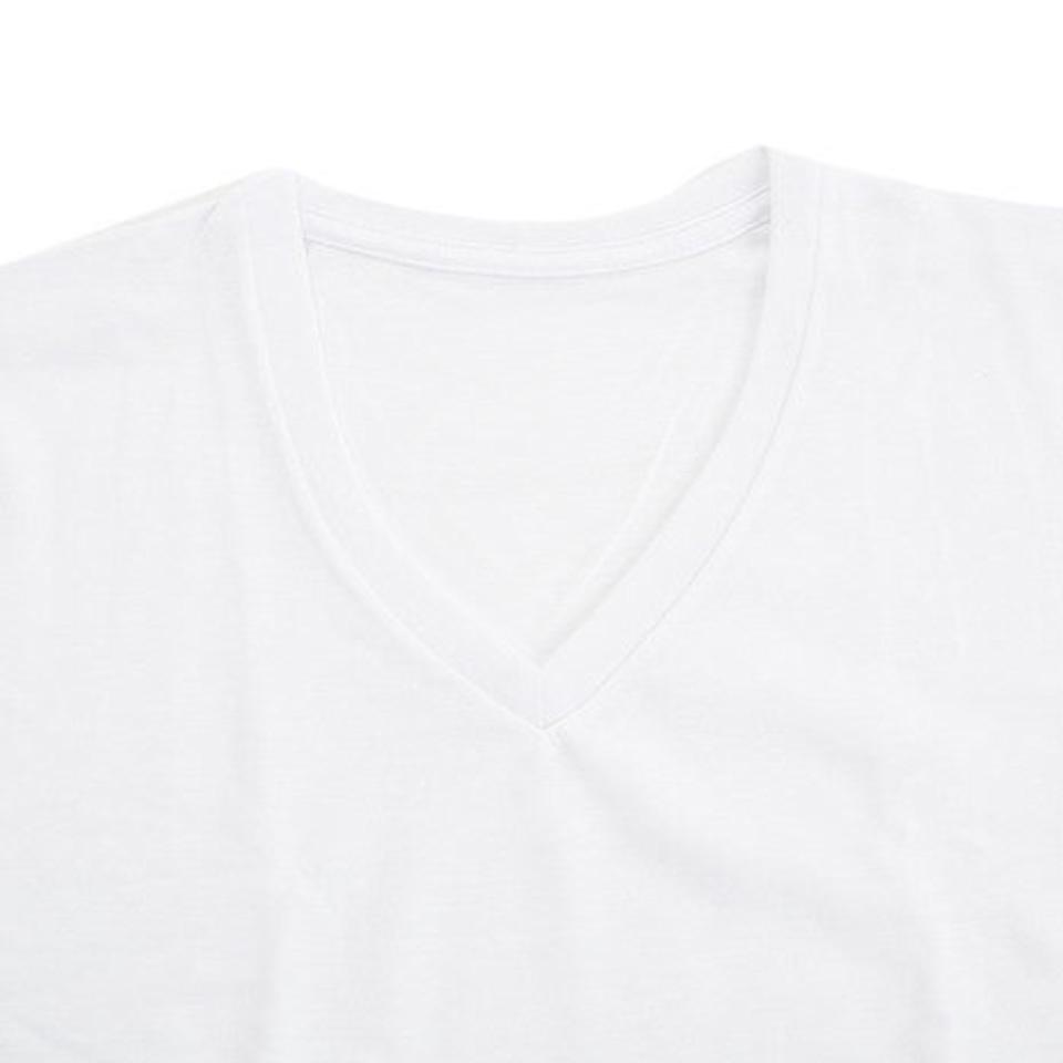 クー（Coo.）（メンズ）2P半袖VネックTシャツ 891Q7TF1823 WHT オンライン価格