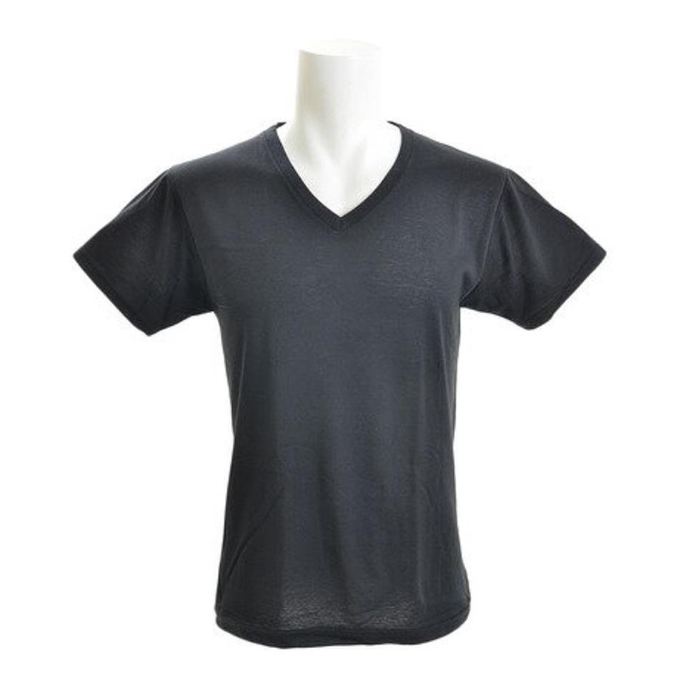 クー（Coo.） 2P半袖VネックTシャツ 891Q7TF1822 BLK （メンズ）