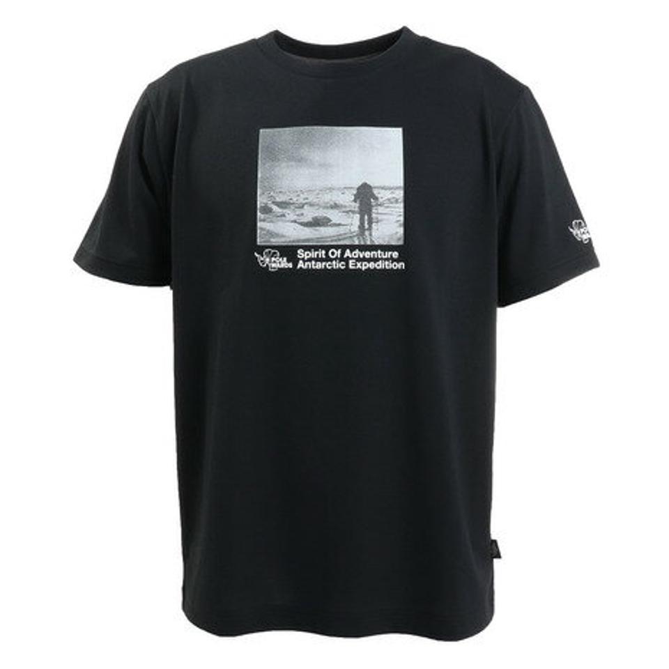 POLEWARDS 半袖Tシャツ SPIRIT OF ADVENTURE PW2KJA04 BLK （メンズ）