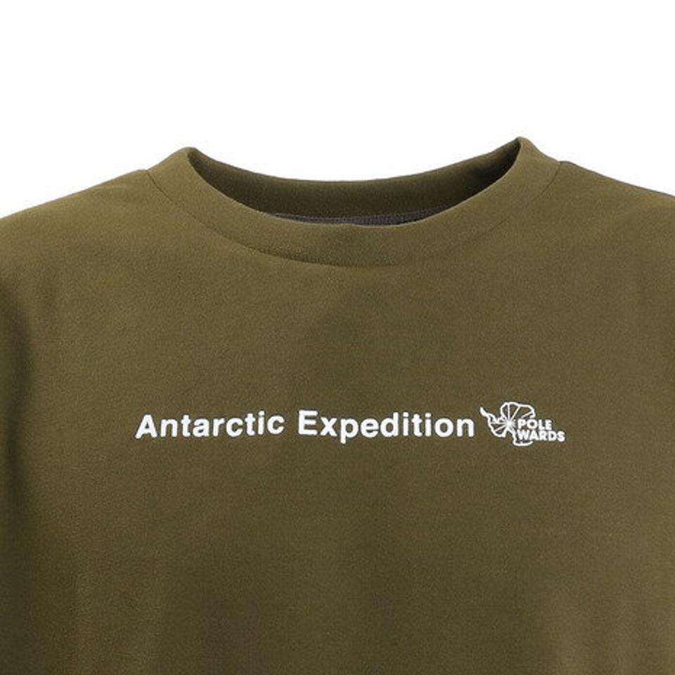 【5点以上で10％OFFクーポン！8/11まで】POLEWARDS 半袖Tシャツ ANTARCTIC EXPEDITION PW2KJA02 KHA （メンズ）