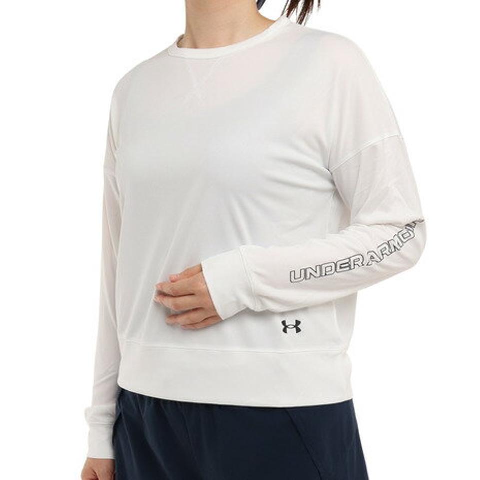 【10％OFFクーポン！】アンダーアーマー（UNDER ARMOUR） テック グラフィック ロングスリーブ Tシャツ 1375425 100 （レディース）