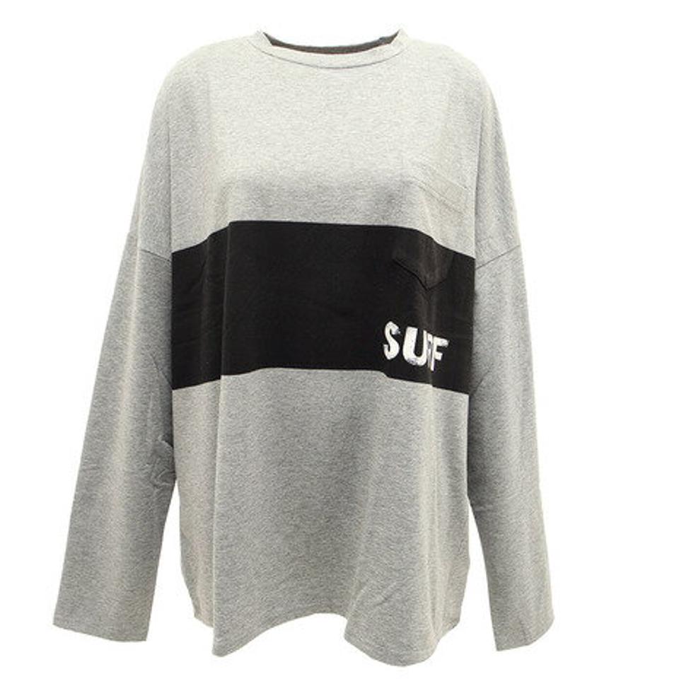 【5点以上で10％OFFクーポン！8/11まで】スウィベル（Swivel） Tシャツ レディース 長袖 PANEL 870SW0CD3264 GRY （レディース）