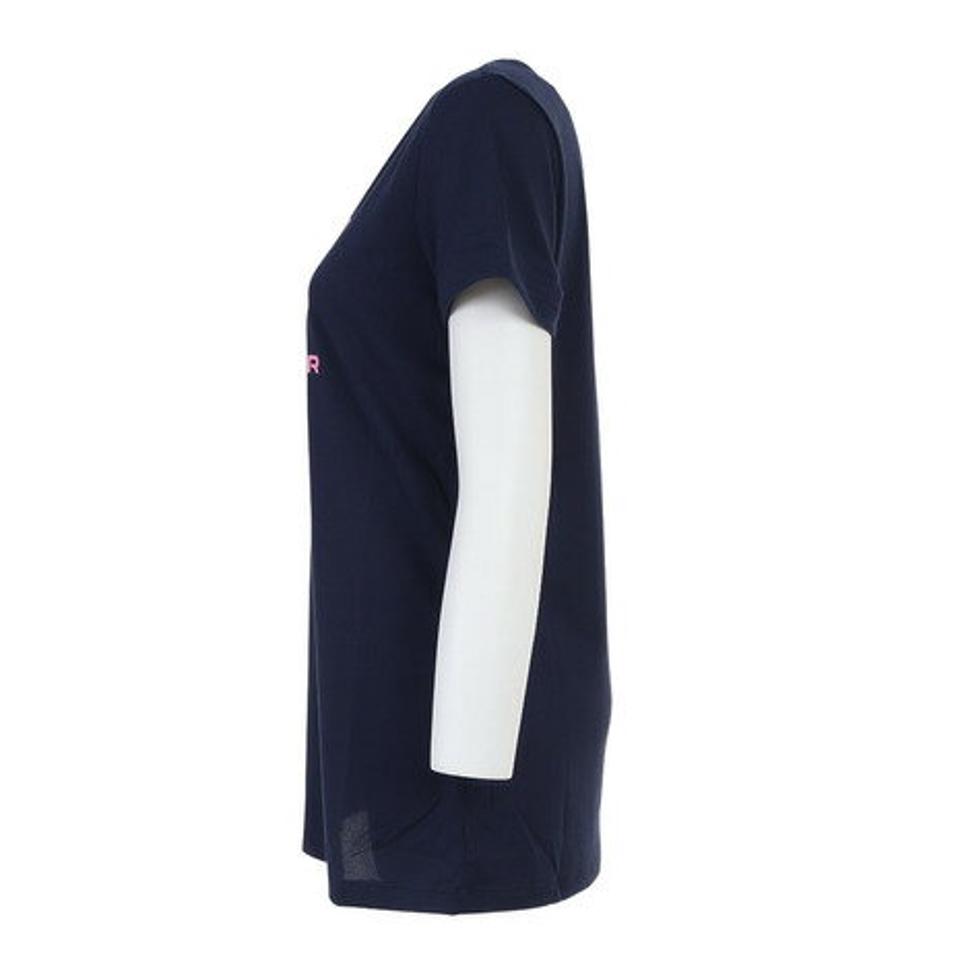 【2点10%OFFクーポン対象！8/10まで】アンダーアーマー（UNDER ARMOUR）（レディース）テック ビッグロゴ Tシャツ 1368912 411