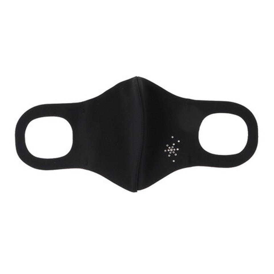 ウィッテム（HUITIEME） ラインストーンマスク 洗えるマスク ブラック HU21SES669010 BLK （レディース）