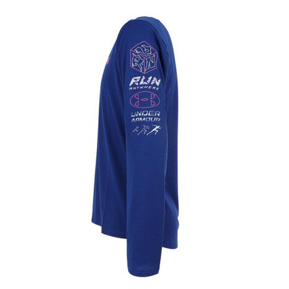 アンダーアーマー（UNDER ARMOUR）（メンズ）ランエニウェア メッシュ グラフィック ロングスリーブ Tシャツ 1375972 456