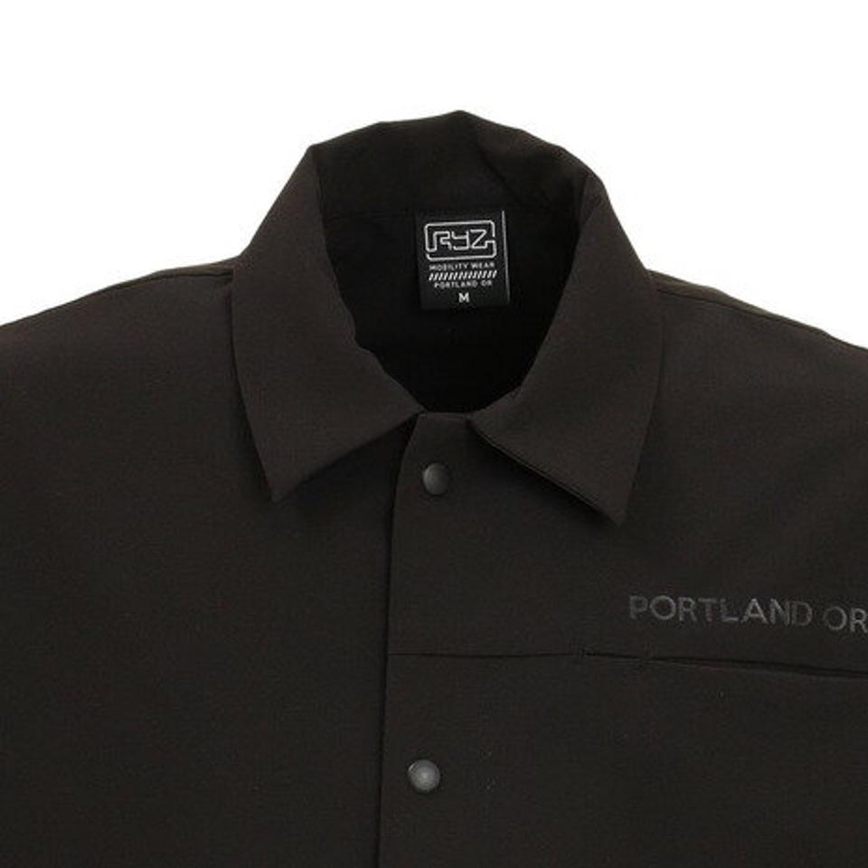 ライズ(RYZ)(メンズ)MFX ウーブン シャツ 869R1EG6249 BLK
