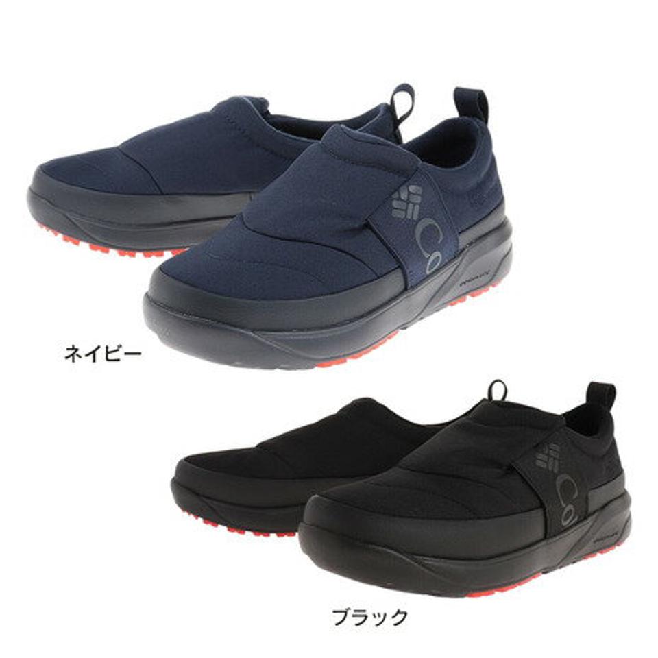コロンビア（Columbia）（メンズ）モックシューズ スピンリールモックアドバンス ウォータープルーフ YU0368 444 ネイビー カジュアル 軽量 防水靴