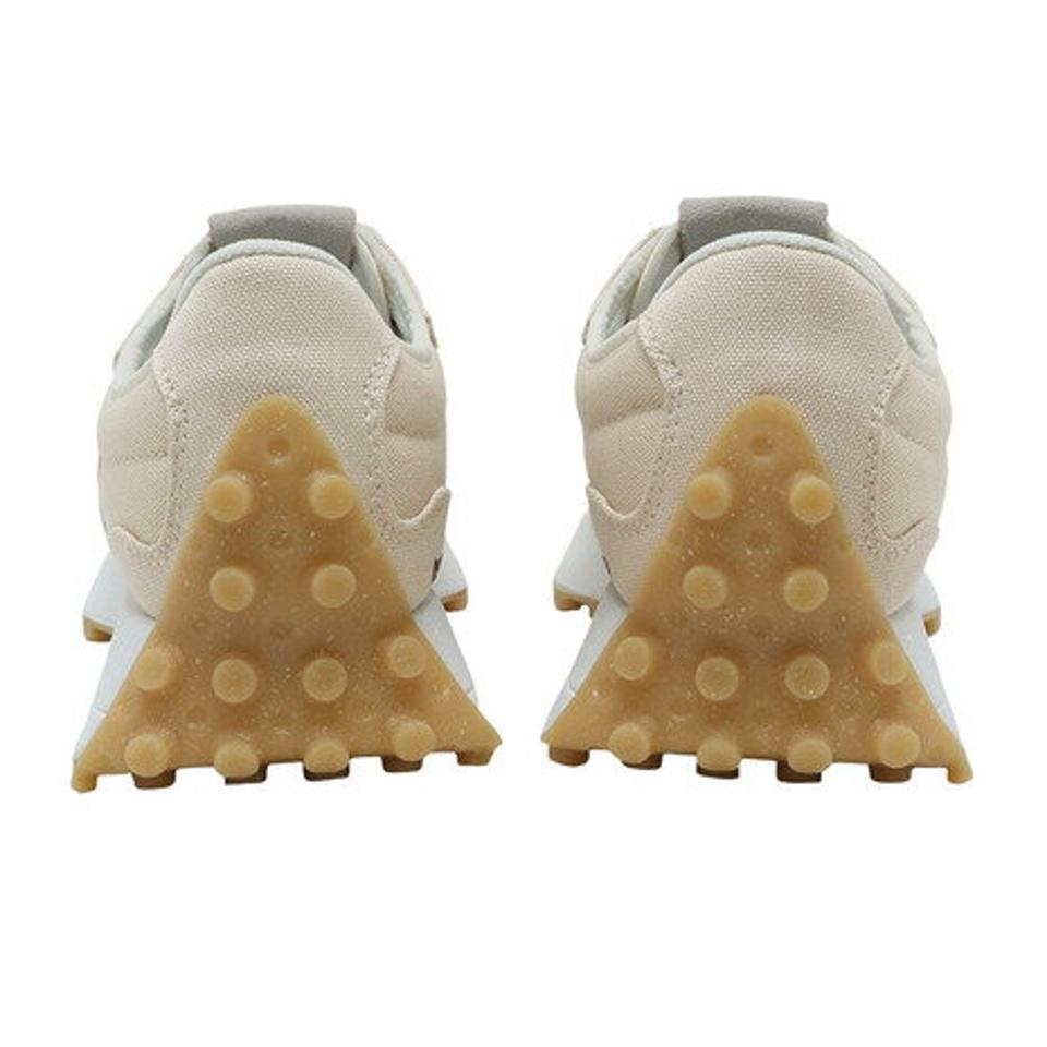 ニューバランス（new balance）（レディース）スニーカー 327 ベージュ WS327US B ビックロゴ 厚底 スエード カジュアル 通勤 通学 オールシーズン
