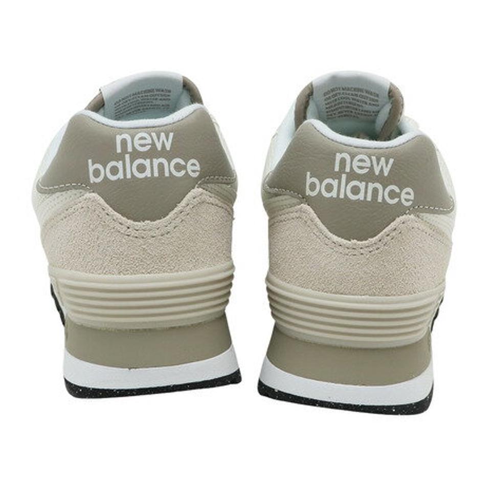 ニューバランス（new balance）（レディース）574 ライトグレー オフホワイト U574SE2 D スニーカー スポーツシューズ カジュアル スエード メッシュ エコ 靴