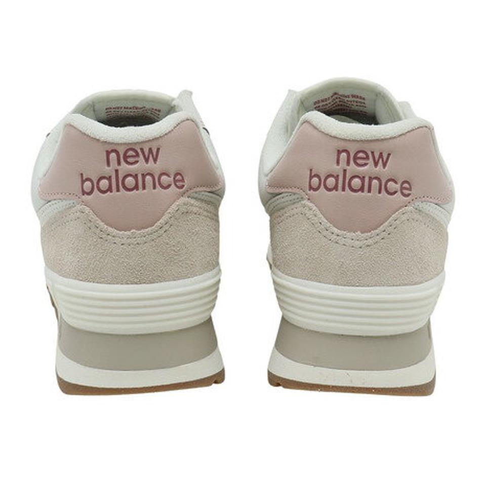 ニューバランス（new balance）（レディース）574 ライトグレー ピンク U574RE2 D スニーカー スポーツシューズ カジュアル スエード クッション レトロ 靴
