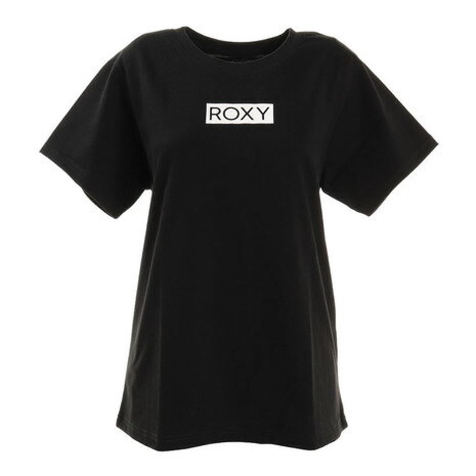 ロキシー（ROXY）（レディース）Tシャツ レディース 半袖 BOX ロゴTシャツ 21SPRST211068BLK