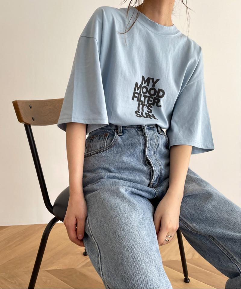 El mar(エルマール) "MY MOOD"半袖Tシャツ（El mar）