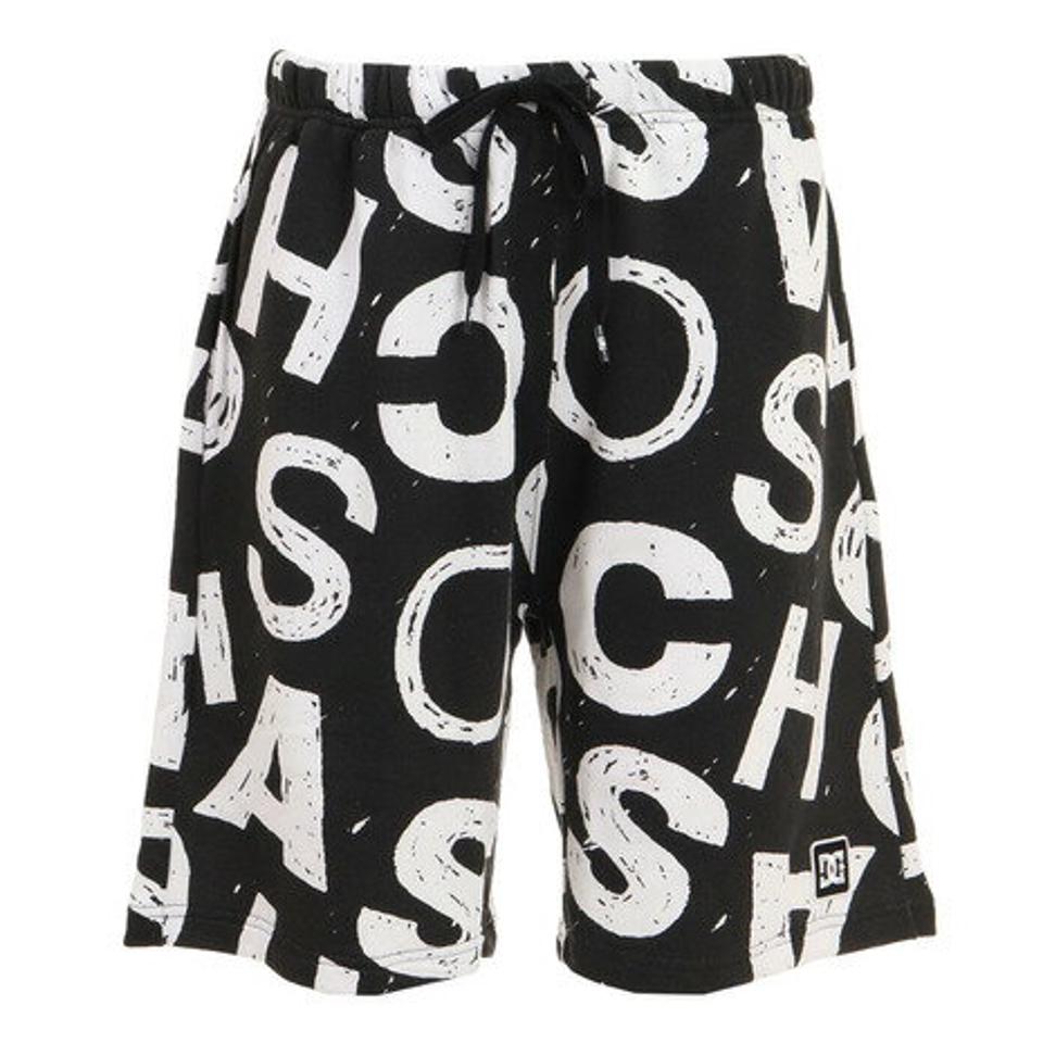 【20%OFFクーポン対象！8/10まで】ディーシー・シュー（DC SHOE）（メンズ）22 FLEECE LOGO GRAPHIC ショートパンツ 22SPDWS221048BKW