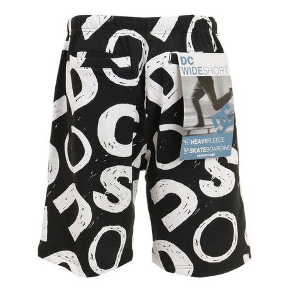 【20%OFFクーポン対象！8/10まで】ディーシー・シュー（DC SHOE）（メンズ）22 FLEECE LOGO GRAPHIC ショートパンツ 22SPDWS221048BKW