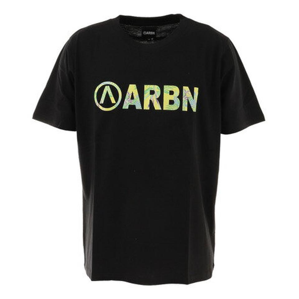 エアボーン（ARBN）（メンズ）Tシャツ メンズ 半袖 プリント SSAIRB-O001BLK/YEL カットソー