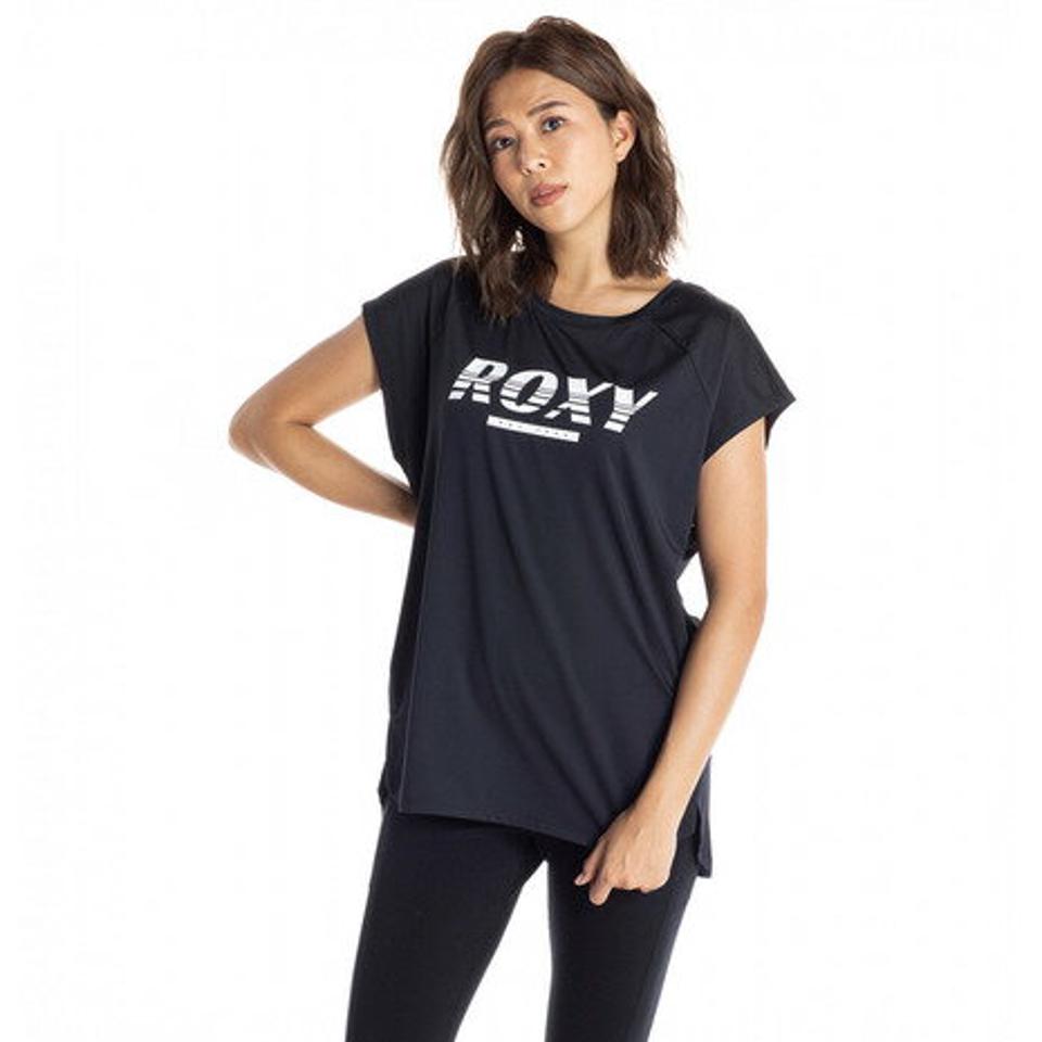 ロキシー（ROXY） 水陸両用 速乾 UVカット Tシャツ EST1990 ROXY RST204525 BLK （レディース）