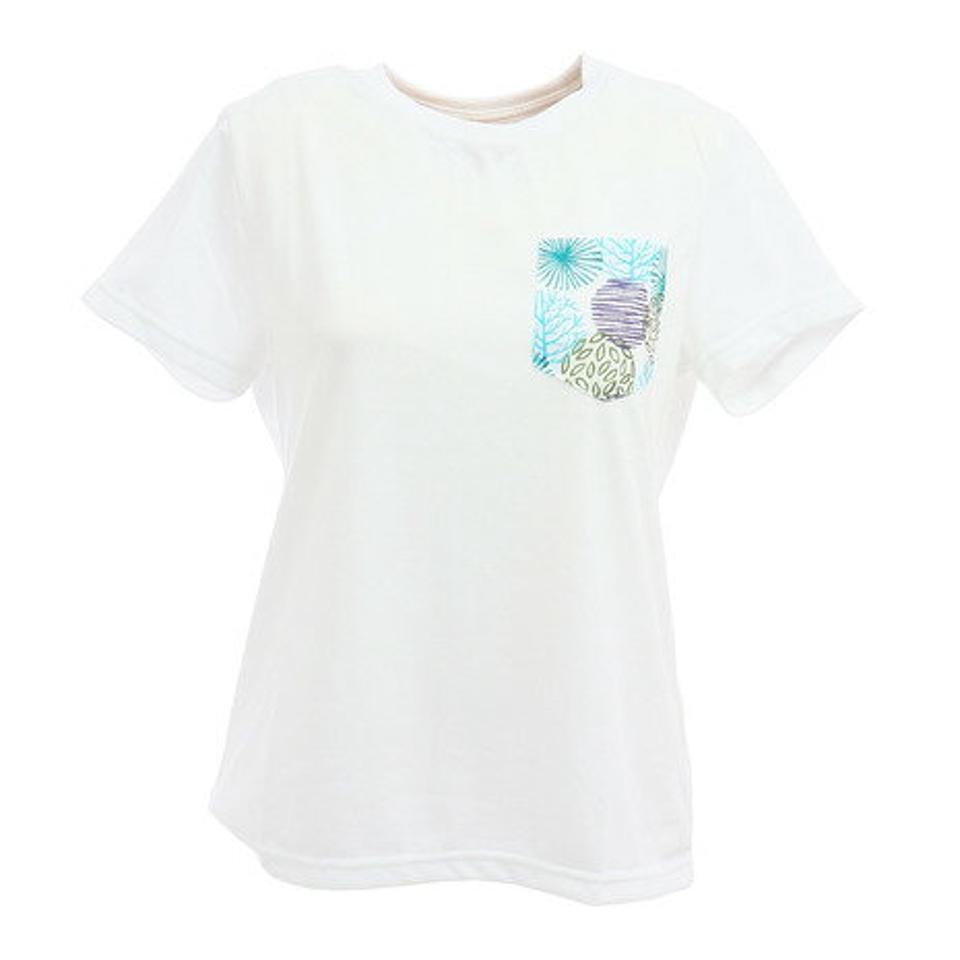 ホールアース（Whole Earth） N.EUROPE-ISH ポケットTシャツ WE2HHA23 WHT （レディース）