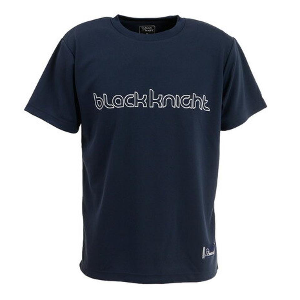 ブラックナイト（blackknight） バドミントンウェア ドライTシャツ T-2140-NVY （メンズ、レディース）