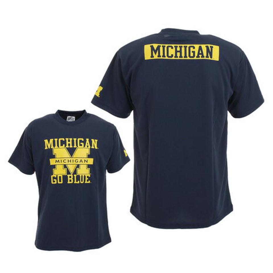 カレッジ（College）（メンズ）プラシャツ ミシガン・ウルヴァリンズ CL8192011 バスケットボールウェア NCAA Tシャツ 練習着