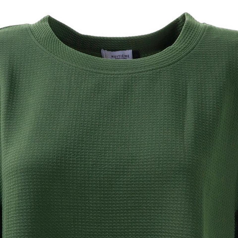 ウィッテム（HUITIEME） UVカット レディース 半袖Tシャツ ジャカード HU20SEG864407 OLV （レディース）