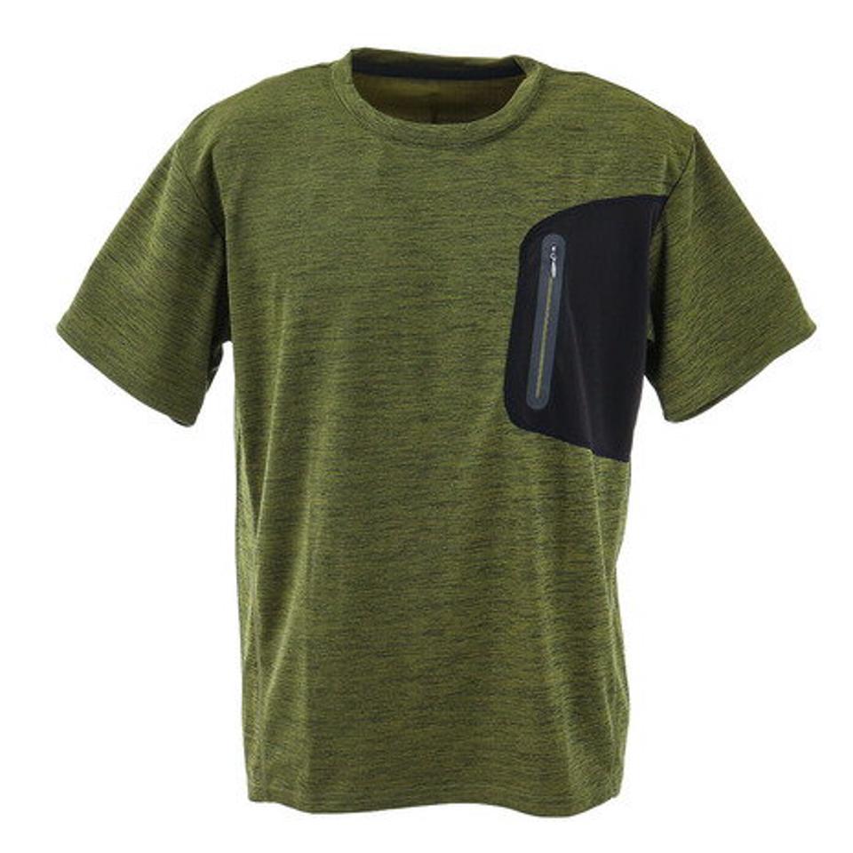 デュアリグ（DUARIG）（メンズ）半袖Tシャツ メンズ クール カチオン ポケット 863D1SD6838 KHK カットソー