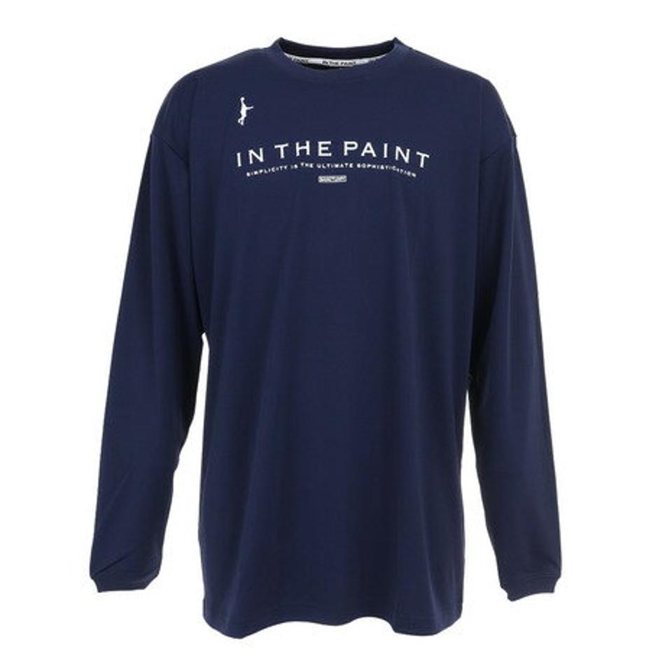 インザペイント（IN THE PAINT）（メンズ）バスケットボールウェア ロンT 長袖シャツ ITP22403NVY