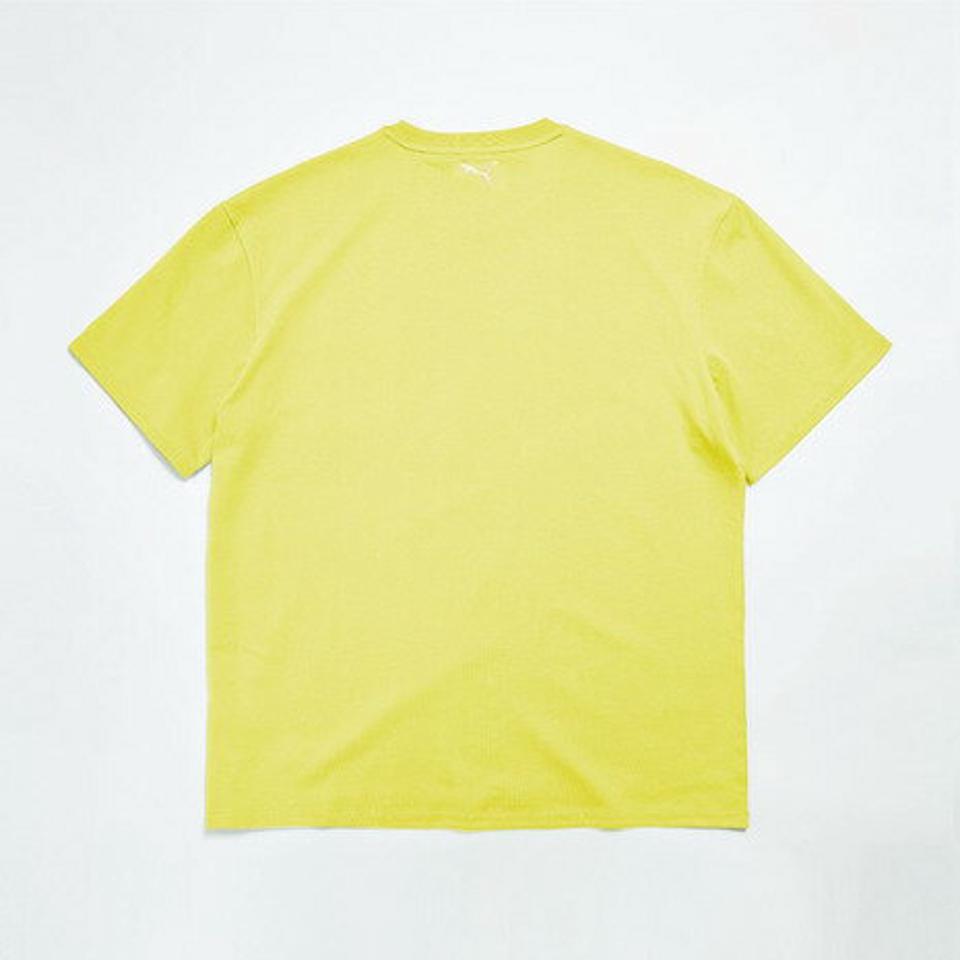 【6/5 24h限定 エントリー＆対象4店舗買い回りで最大P10倍！】プーマ（PUMA）（メンズ、レディース）SUPER PUMAリラックス 半袖Tシャツ 589889 02 YEL