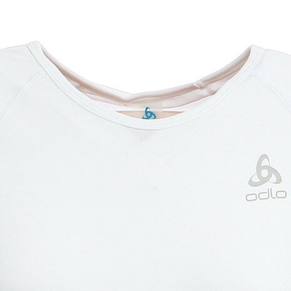 【ランニング対象品購入&エントリーでP10倍!8/19 20:00〜8/28 23:59】オドロ(ODLO) EVOLUTION LIGHT ベースレイヤー 半袖Tシャツ 184001 WHI オンライン価格 (レディース)