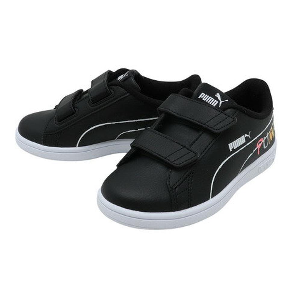 プーマ（PUMA） ジュニア スニーカー スポーツシューズ スマッシュV2ホームスクールV PS 38620001 （キッズ）