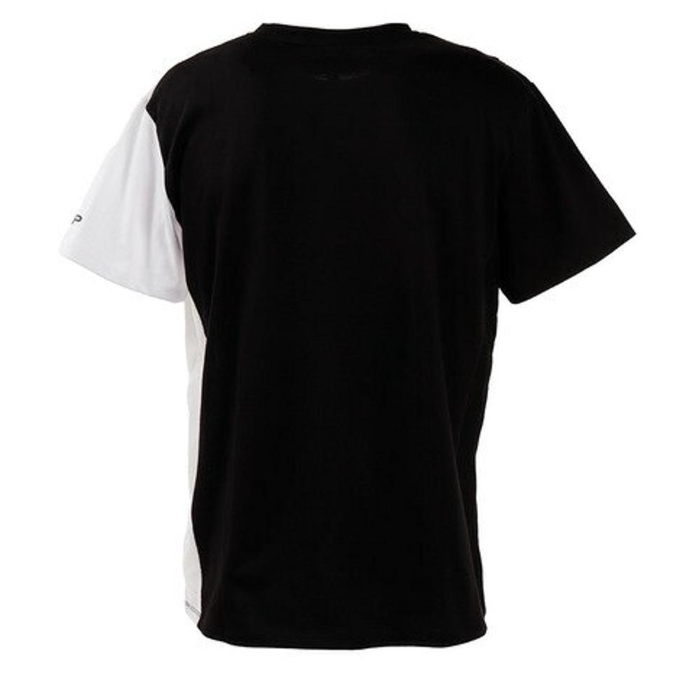 ザ・ワープ・バイ・エネーレ（The Warp By Ennerre） ワンサイドグラフィックTシャツ WB33JA13 BLK 半袖 （メンズ）