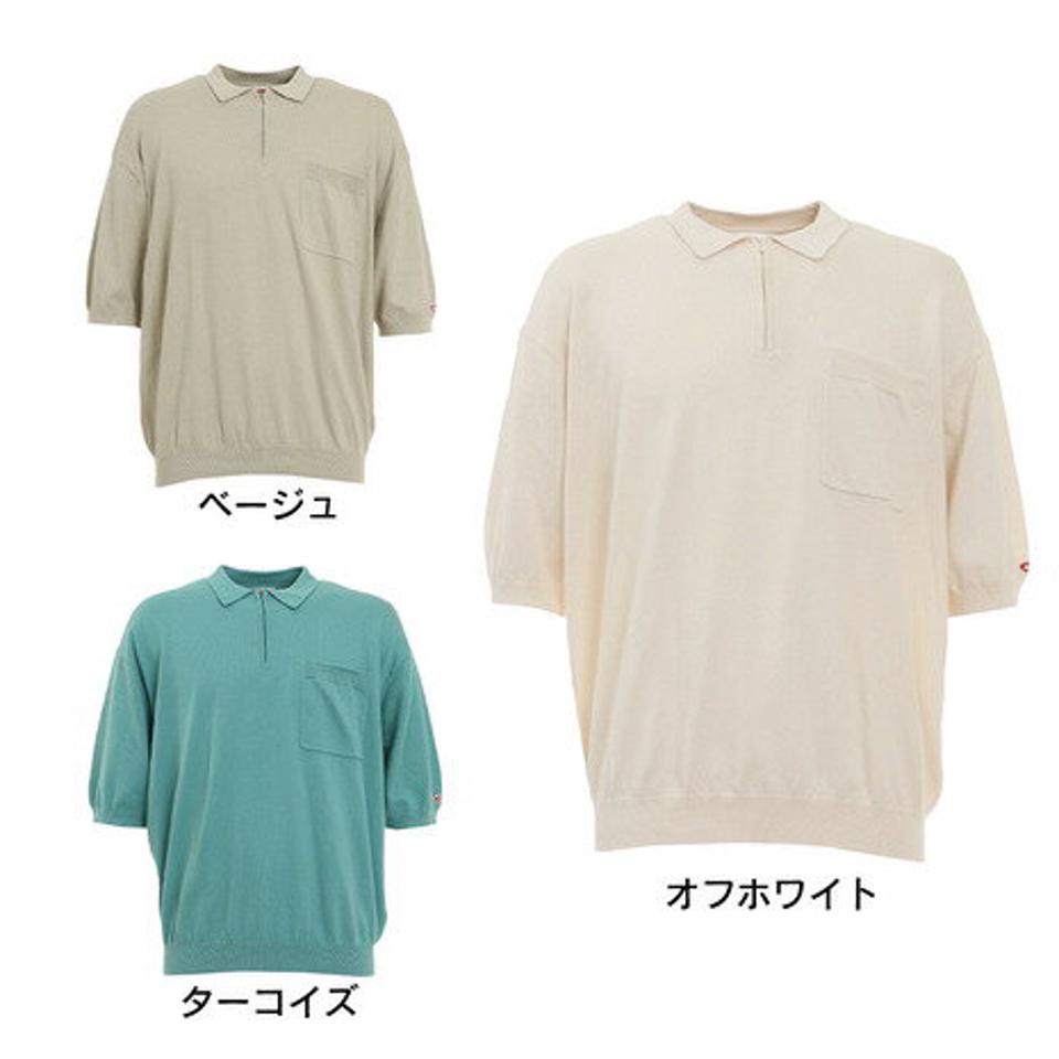 スライド（SLYDE）（メンズ）ニット半袖ポロシャツ 22SS SLYM016