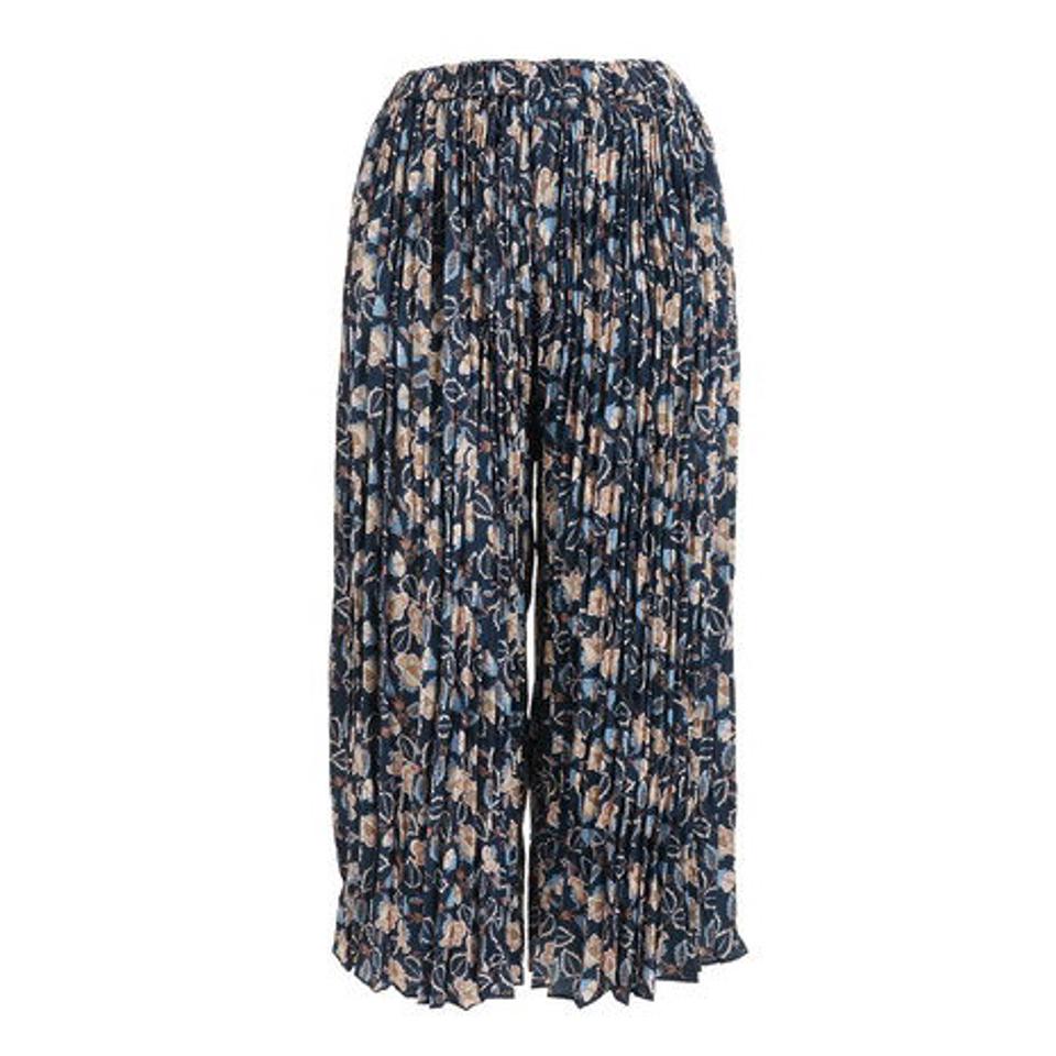 クローバーリーフ（LOVERS' LANE 45）（レディース）花柄ギャザーガウチョパンツ XE12801256-NVY