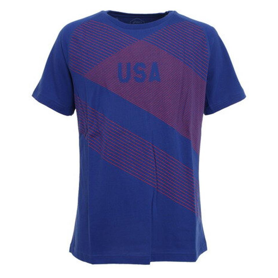 アシックス（ASICS） 応援Tシャツ USA 2091A318.410 （メンズ）