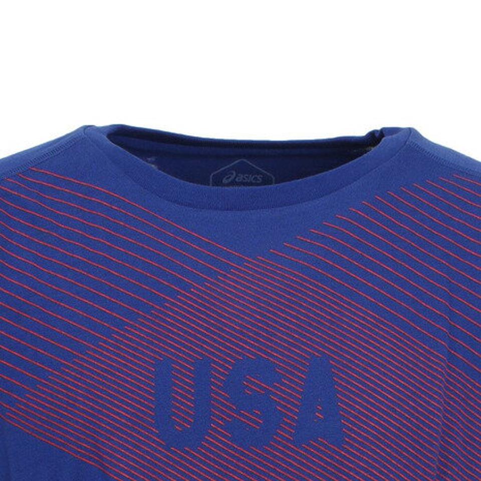 アシックス（ASICS） 応援Tシャツ USA 2091A318.410 （メンズ）