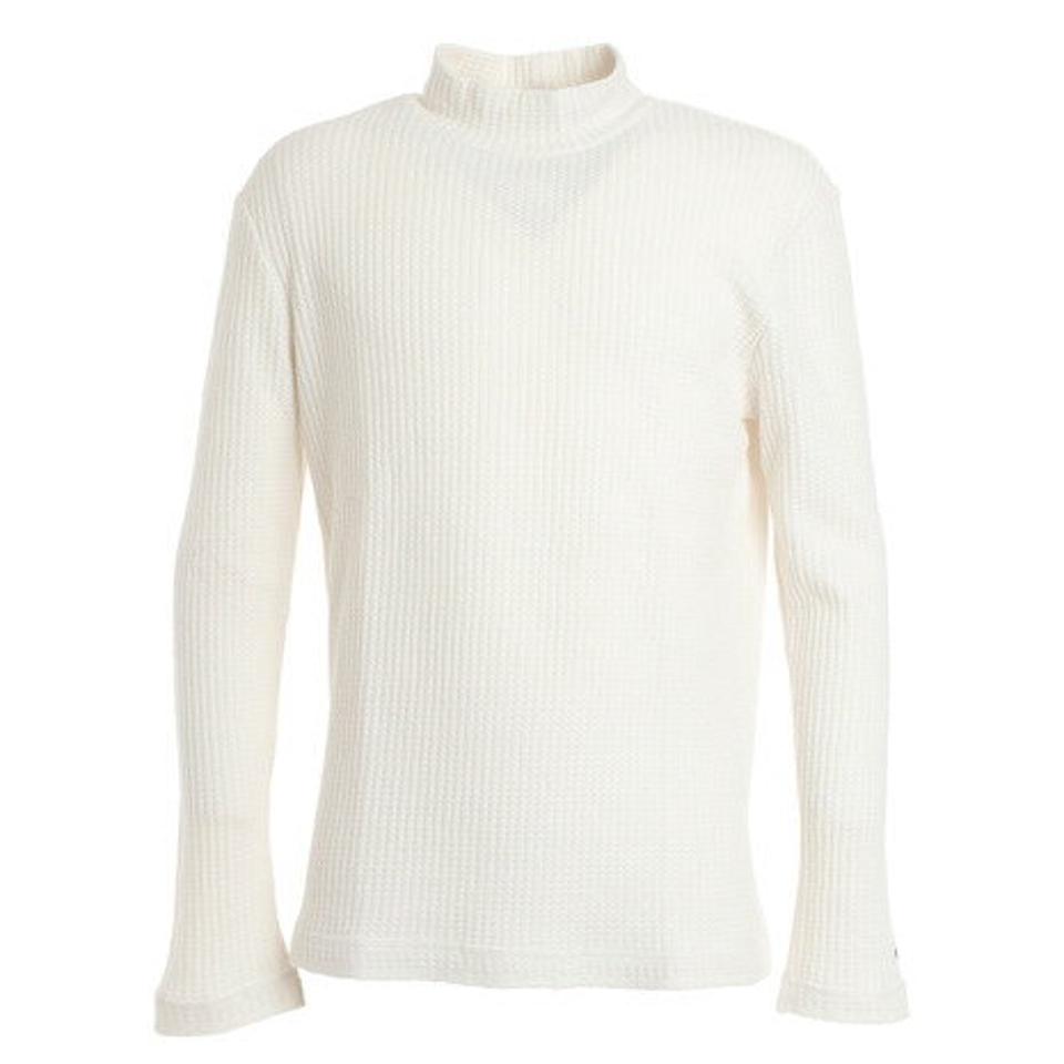 エルケクス（ELKEX）（メンズ）ハイネック ワッフル 長袖Tシャツ 881EK0HD7028WHT オンライン価格