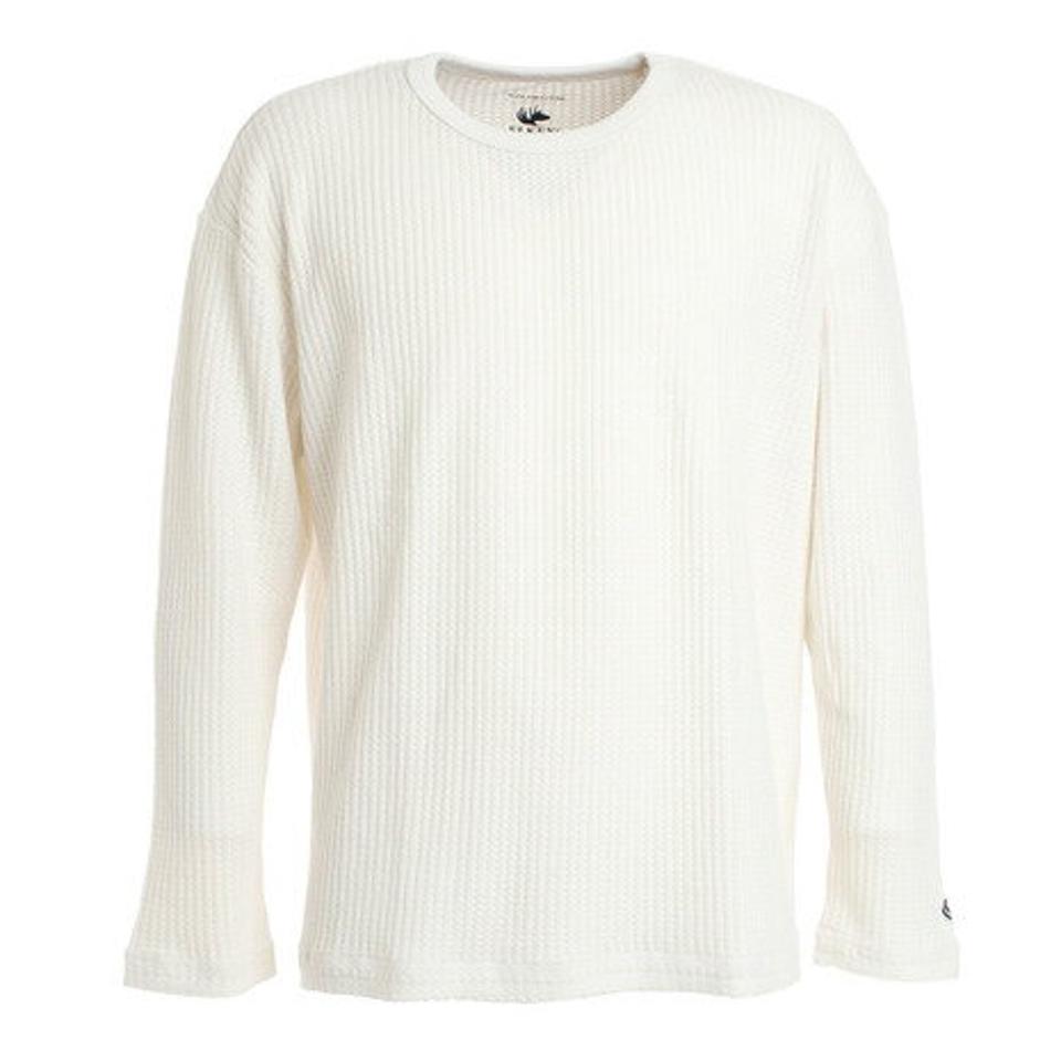 エルケクス（ELKEX）（メンズ）ワッフル 長袖Tシャツ 881EK0HD7027WHT オンライン価格