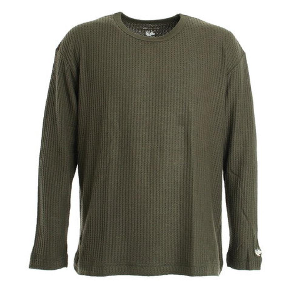 エルケクス（ELKEX）（メンズ）Tシャツ メンズ 長袖 ワッフル 881EK0HD7027KHK オンライン価格