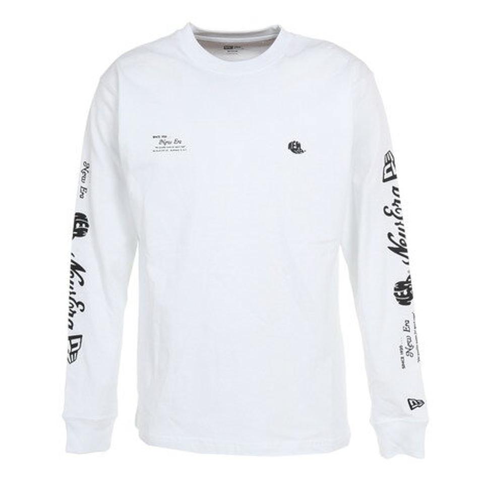 ニューエラ（NEW ERA）（メンズ）長袖コットンTシャツ ARCHIVE LOGO 13330975