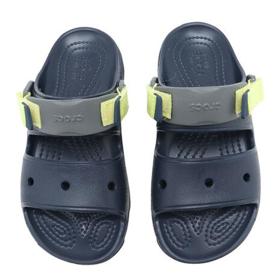 クロックス（crocs）（キッズ）スポーツサンダル クラシック オールテレイン 207707 ストラップサンダル レジャー プール クッション性