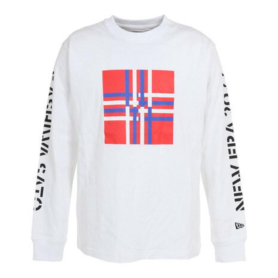 ニューエラ（NEW ERA）（メンズ）長袖コットンTシャツ 佐藤可士和 ラインズ 13330959 13330960