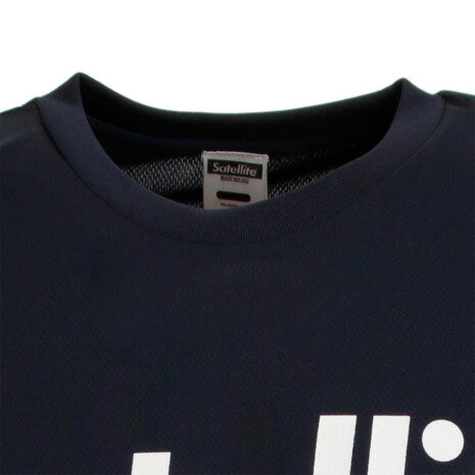サテライト（Satellite）（メンズ）バドミントン ウェア Tシャツ 半袖 2トーン ドライ STS2D NAVY/PINK