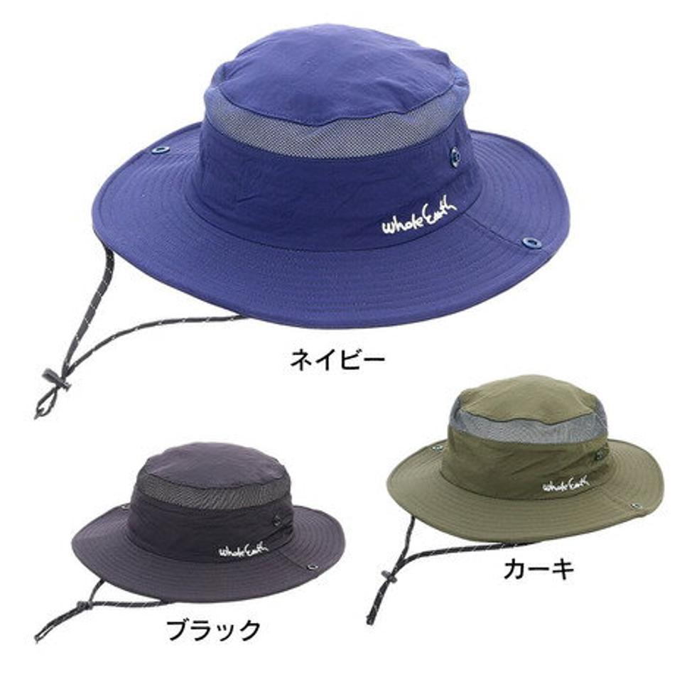 ホールアース（Whole Earth） 帽子 ハット トレッキング 登山 ROLL UP バイザーハット WE2HFB33（メンズ、レディース）