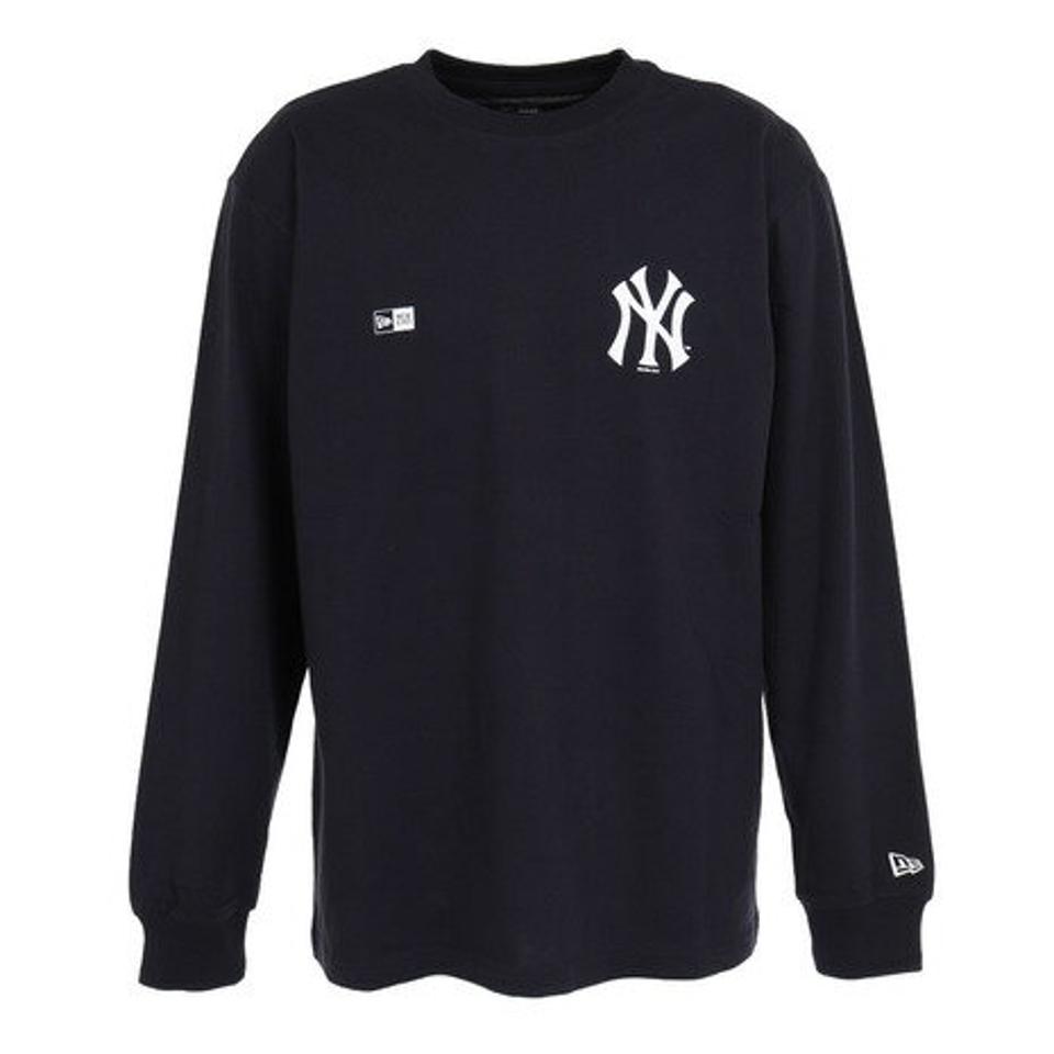 ニューエラ（NEW ERA）（メンズ）長袖コットンTシャツ MLB Apparel ニューヨーク・ヤンキース 13330952