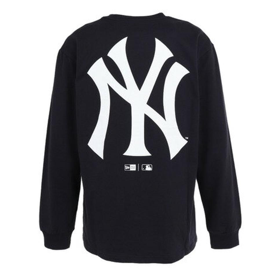 ニューエラ（NEW ERA）（メンズ）長袖コットンTシャツ MLB Apparel ニューヨーク・ヤンキース 13330952
