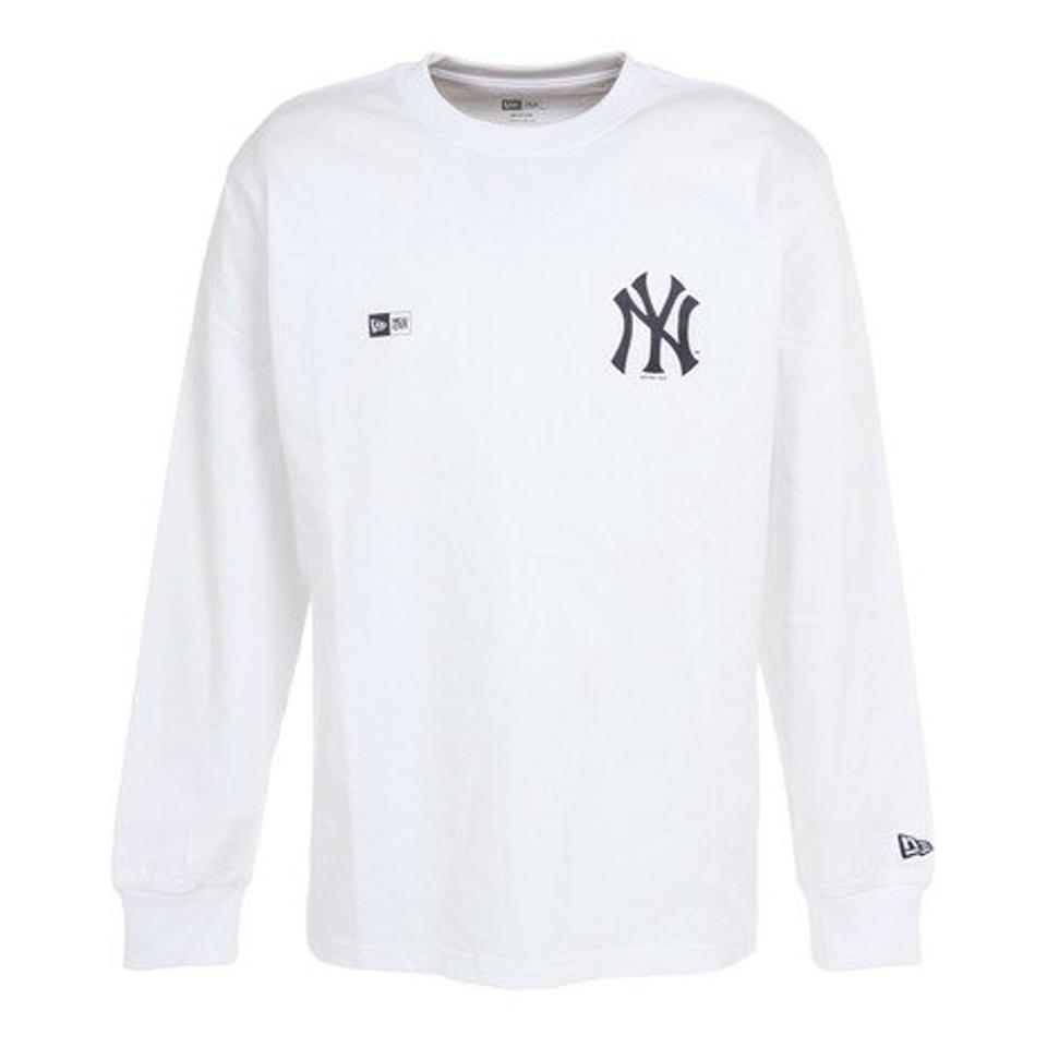 ニューエラ（NEW ERA）（メンズ）長袖コットンTシャツ MLB Apparel ニューヨーク・ヤンキース 13330951