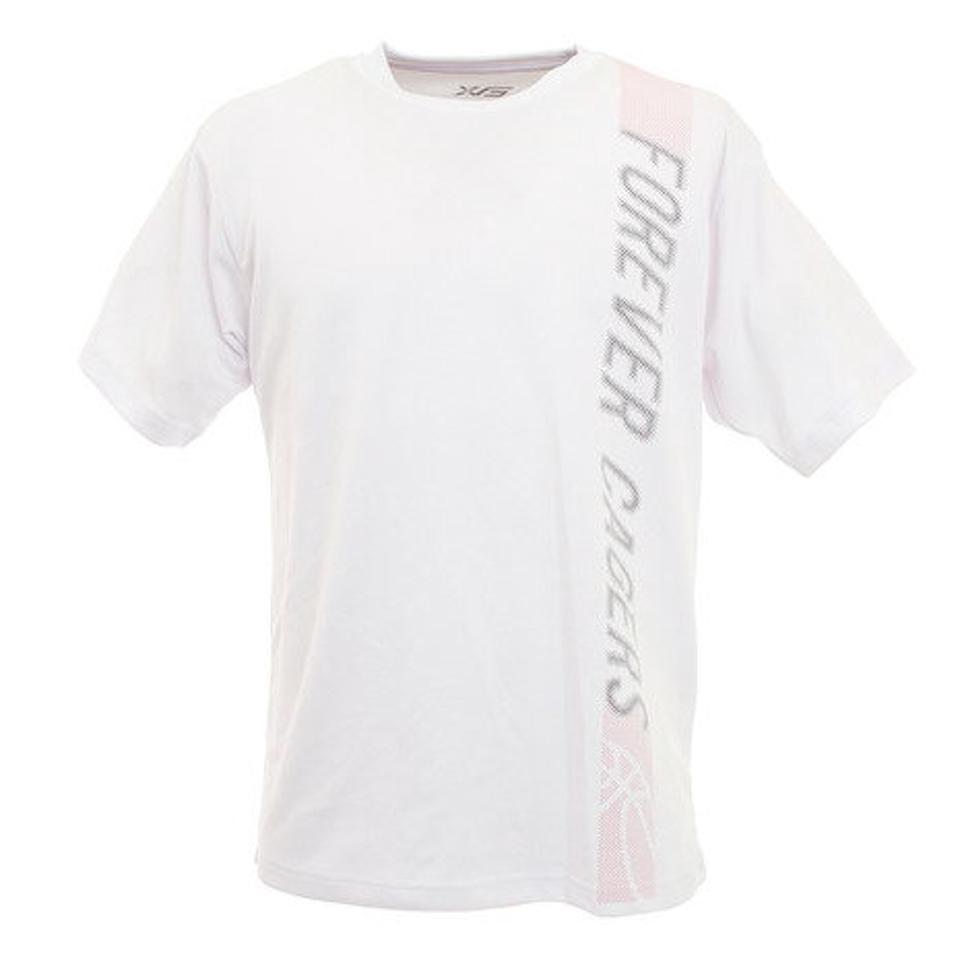 エックスティーエス（XTS） Tシャツ メンズ 半袖 751G0CD8233 WHT バスケットボール ウェア ドライ 吸汗速乾 （メンズ）