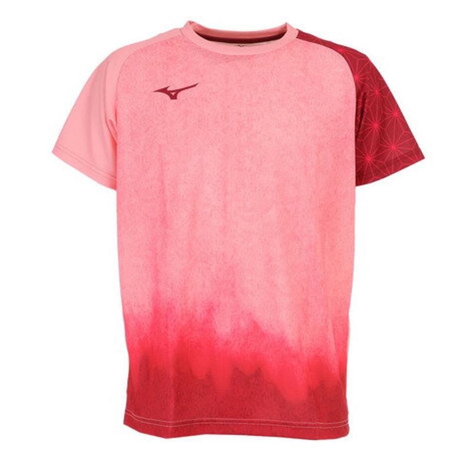 ミズノ（MIZUNO） テニスウェア プラクティスシャツ 鬼滅の刃コラボ グッズ 竈門禰豆子Tシャツ 62JA2Z2165 （メンズ）
